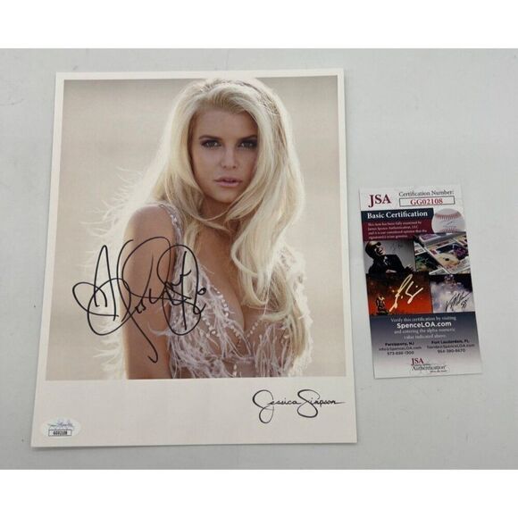 Other - Jessica Simpson Signed Photo 8X10 JSA COA Authentic Actress Dukes Of Hazzard